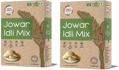 Organic Wisdom Instant Jowar Idli Mix | Rich in Protein & Dietary Fibre | Gluten Free & Low GI 800 g