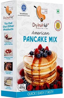 Dry Fruit Hub Pan Cake Premix Powder Eggless 400gms Pan Cake Mix,Pan Cake Premix Powder 400 g