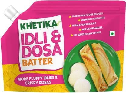 khetika Fresh Idli Dosa Batter 1kg 1 kg