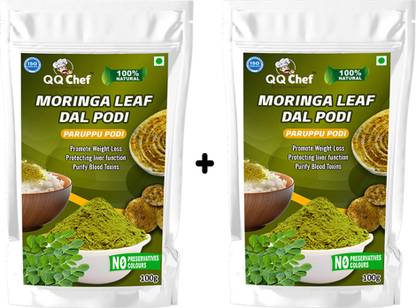 QQ Chef Moringa Dal Podi Combo for Dosa , Idly, Rice, 100% Natural & No Preservatives 100 g