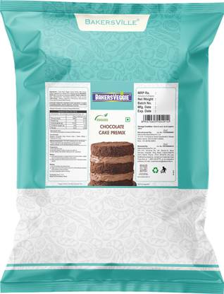 Bakersveggie Eggless Chocolate Cake Premix ( mix) 1 kg