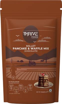 Acethrivefoods Millet Pancake & Waffle Mix | Instant Breakfast | Ready Mix 250 g
