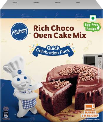 Pillsbury Oven Cake Mix - Moist Supreme Rich Choco (Egg Free Preparation) 270 g