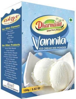 Dharmasut Instant Vanilla Ice Cream Powder 100gm 100 g