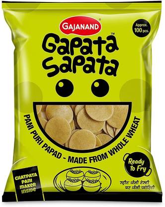 Gajanand GAPATA SAPATA (PANIPURI PAPAD) 200g 600 g