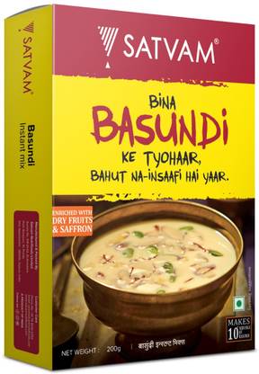 Satvam Basundi Instant Mix 200 g