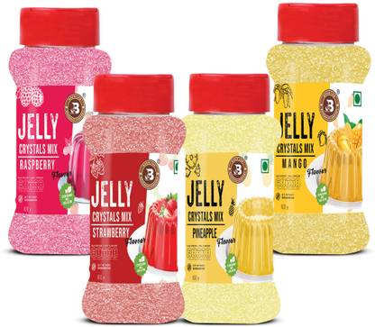 Brew Lab Raspberry, Strawberry, Mango, Pineapple Jelly Combo-100g X 4 400 g