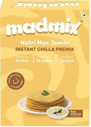 Madmix Nutri Max Jowar Chilla Premix with Chutney - 270gm 270 g