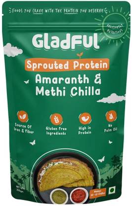 Gladful Healthy High Protein Dosa Chilla Breakfast Mix For kids and Family (Methi) 200 g