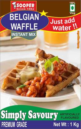 SOOPER BELGIAN WAFFLE PREMIX SIMPLY SAVOURY 1 KG 1 kg