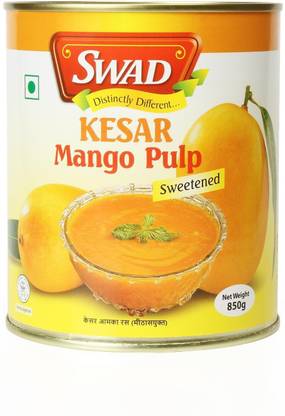 स्वाद केसर मैंगो पल्प स्वीटेन्ड, 850जी 850 g