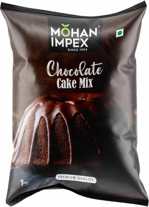 Mohan Impex Chocolate Cake Mix, Eggless, Rich Choco Powder _(Pack of 1) 1 kg