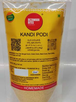 BEZAWADA BITES KANDI KARAMPODI - HOMEMADE 200 g