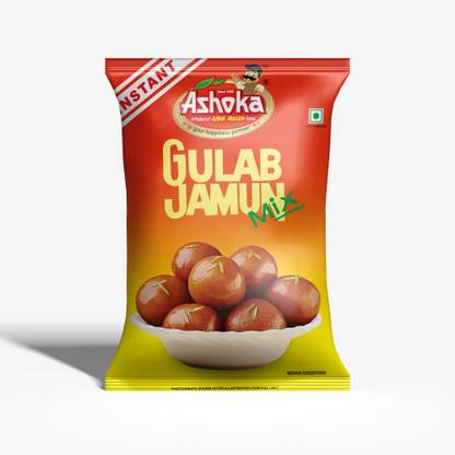 ASHOKA Instant Sweet Gulab Jamun Mix - 400 gm Each Pack 1200 g