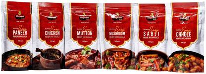 mejwani masale COMBO Panner, Chhole, Sabji. Mutton, Mushroom and chicken masala 100g each 100 g