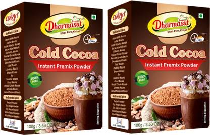 Dharmasut 100% Pure Cold Cocoa Mix Powder | Instant Drink Premix 200 g
