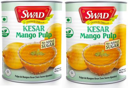 SWAD Kesar Mango Pulp | No Added Preservatives & Sugar 1700 g