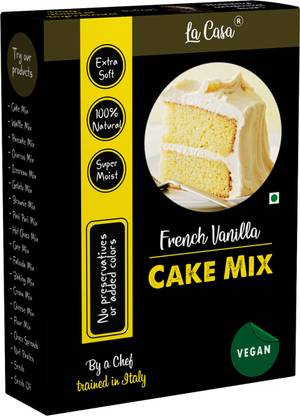 La Casa French Vanilla Eggless Cake Premix 300 g