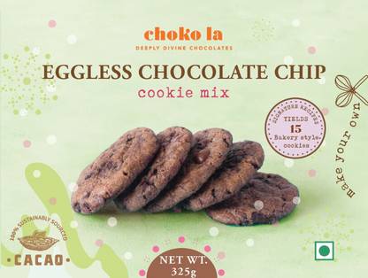 Choko La MYO Choco Chip Cookie Instant Readymade Cookies Mix Baking Chocochip Cookies 410 g