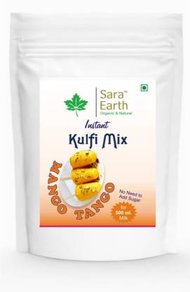 sara earth Saraearth Kulfi Mix Mango Tango Flavour |Aam Kulfi premix Make for 20 kulfi 200 g