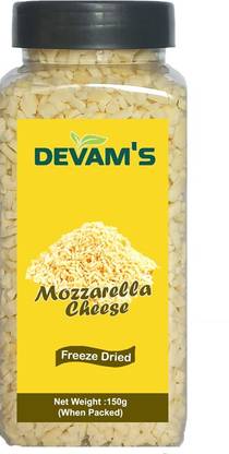DEVAM'S Grated Mozzarella cheese, Freeze Dried (Natural, Long Shelf Life) 150 g