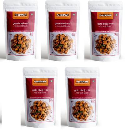 PeethMart Gota Bhaji Mix Pack of 5 -Each 1000 g