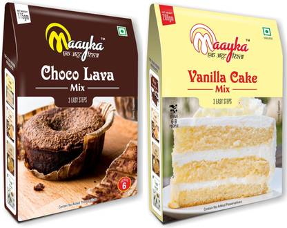 Maayka - Ek Atoot Rishta Maayka Vanilla Choco Lava Cake Mix 200gm+200gm 375 g