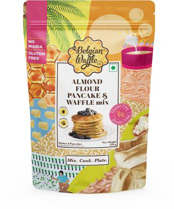 The Belgian Waffle Co Almond Flour Waffle and Pancake Premix 250 g
