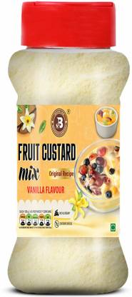 Brew Lab Fruit Custard Mix Vanilla Flavor | Rich Creamy Flavor | Good Source of Energy | 100 g