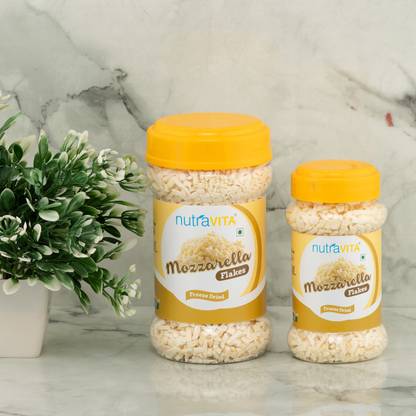 Nutra Vita Freeze Dried Mozzarella Cheese (Travel Friendly, Long Shelf Life) 100 g