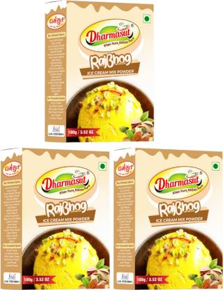 Dharmasut Rajbhog Ice Cream Powder Pack of 3 (300g) 300 g