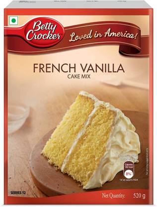 Betty Crocker Super Moist Cake Mix - French Vanilla Flavor 520 g