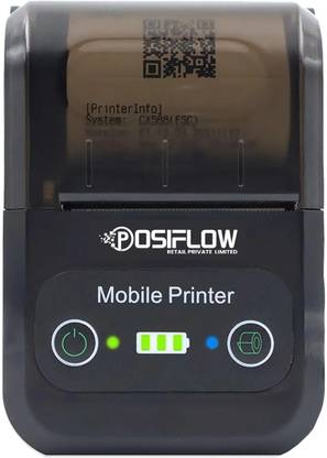Posiflow 58mm Mini Portable Inkless Thermal Printer with All accesories Thermal Receipt Printer