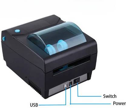 BluPrints Unnati Regular-USB Port Smart Desktop High Quality Barcode & QR Code Printer Thermal Receipt Printer