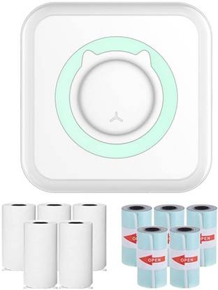 SERPLEX Mini Printer, Portable Thermal Inkless Printer for Mobile, Bluetooth Inkfree Thermal Receipt Printer