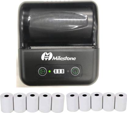 Milestone MPT III CX80B 80mm 3 inch Thermal Printer for Small Business Thermal Pocket Printer With 10 pcs 3 inch Thermal Roll