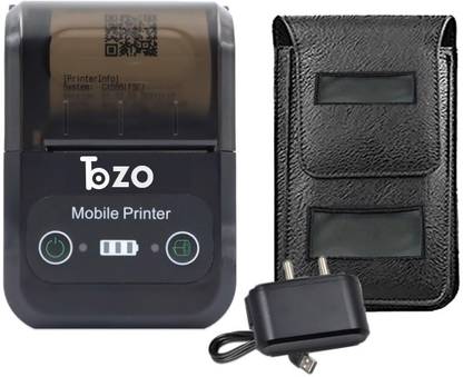 Bzo App Pro Billing Software/App POS 58D with Billing Machine (Roll,Pouch,Adapter,Cable) Thermal Receipt Printer