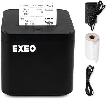 EXEO EX-5890A | 58mm (2 Inch) | USB + Bluetooth | High-Speed | Win, Linux, Mac, Etc Thermal Receipt Printer