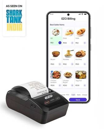 Ezo 58MM 2 Inch USB & Bluetooth 1 Year Software Mobile Printer Billing Machine Thermal Receipt Printer