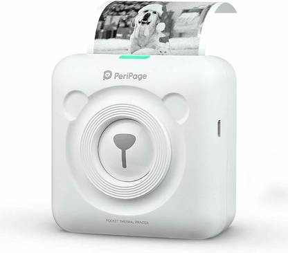 PeriPeri A6 (HD 304dpi) Mini Thermal Printer Inkless Bluetooth Pocket Printer Pink Photo Printer