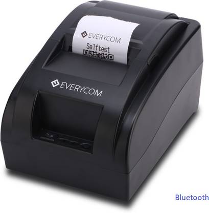 EVERYCOM EC-58 58mm (2 Inches) Monochrome Desktop (1 Year Warranty) (USB + Bluetooth) Thermal Receipt Printer