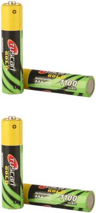 TUSCan GOLD 2 Pack (4Pcs) AAA 1100mAh (PAGER BATTERIES) Rechargeable Ni-MH Battery