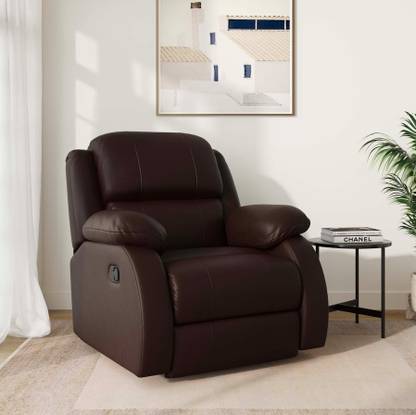 RM HOME Leatherette Manual Swivel Recliner
