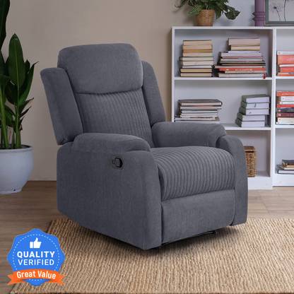 Sleepyhead Fabric Manual Recliner  (Finish Color - Sesame Grey, DIY(Do-It-Yourself))