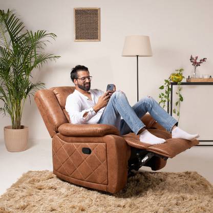 Jordyblue Marvin Fabric Manual Recliner