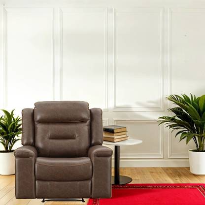 LEATHERON Leather Powered Recliner