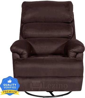 LEZINO Fabric Manual Swivel & Rocker Recliner