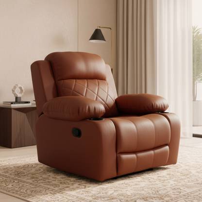 S CRAFT Leatherette Powered Recliner