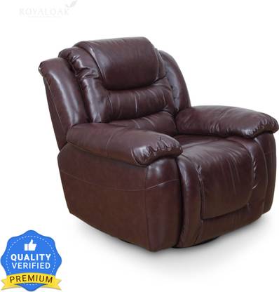 RoyalOak Wave Leatherette Manual Recliners Recliner