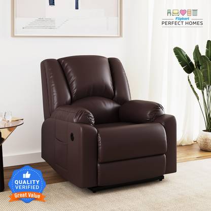 Flipkart Perfect Homes Cosmos Leatherette Manual Swivel & Rocker Recliner
